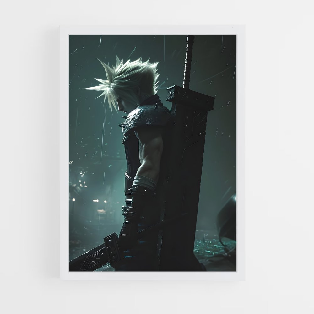 Poster L'Épée de l'Héroïque – affiche Final Fantasy (vue 3)